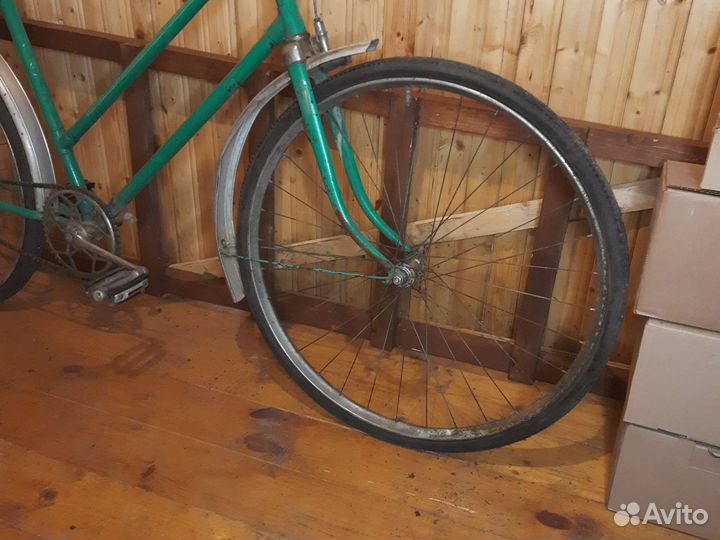 Велосипед пвз ретро СССР 1976 Зеленый