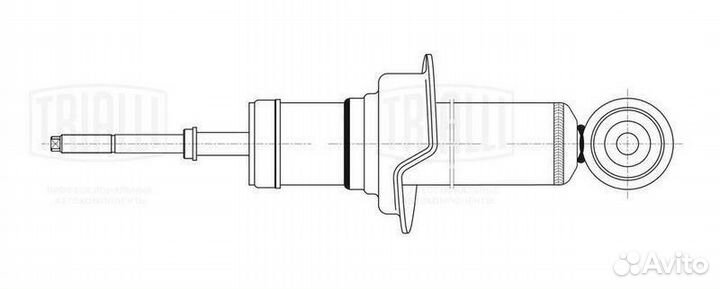 Амортизатор задний trialli, AG11505