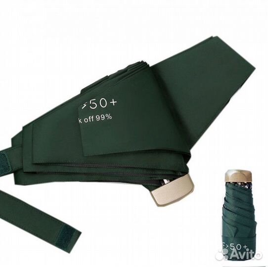 Зонт облегченный плоский с защитой от уф