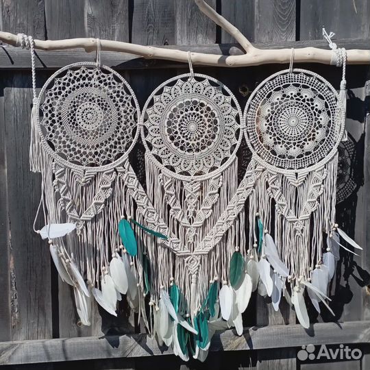 Макраме панно Ловец снов