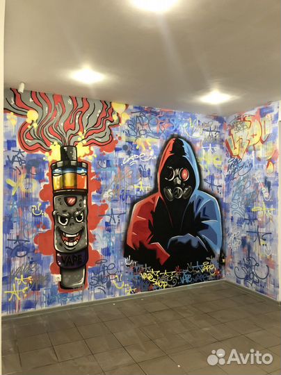 Художественная роспись стен, картины на заказ