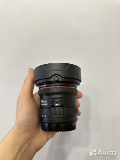 Объектив Canon EF 8-15mm f/4.0L Fisheye USM