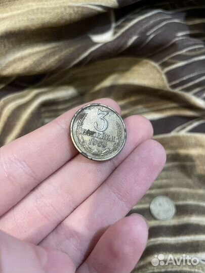 Монеты СССР 3 копейки