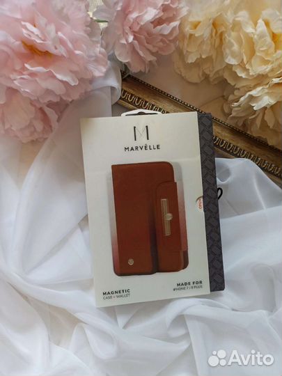 Магнитный чехол для iPhone 7/8Plus + Кошелёк