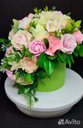 Букеты цветов из мыла