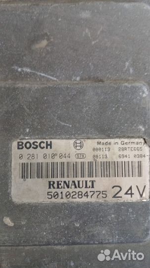 Блок управления двигателем Renault 0281010044