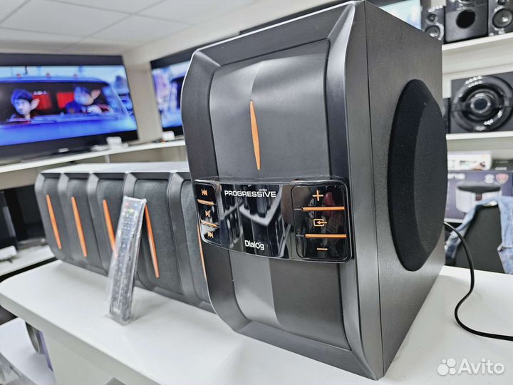 Колонки Dialog 5.1 100Вт Bluetooth (Окт139)