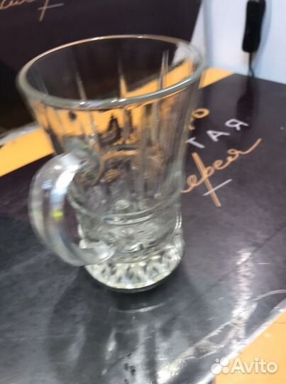 Кружка старинная стекло