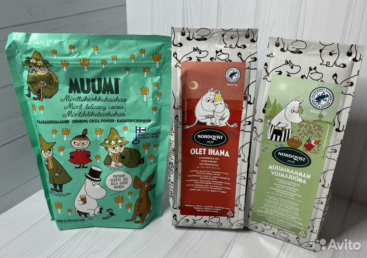 Чай и какао с Муми-троллями Moomin