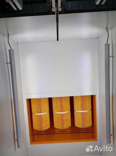 Камера для порошковой покраски дисков