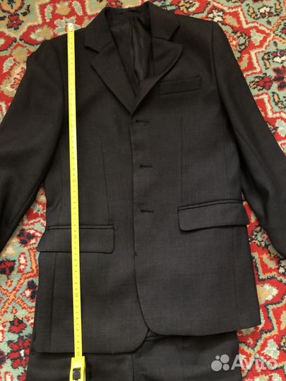 Школьный костюм на мальчика темно-серый