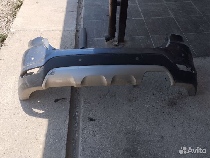 Задний бампер kia rio 4 xline