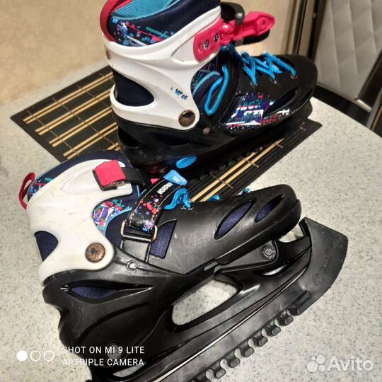 Коньки раздвижные 34-37