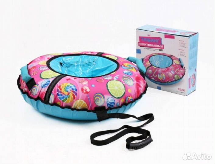 Тюбинг ватрушка плюшка новый