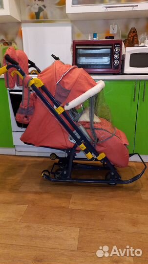 Санки коляска ника 7 3