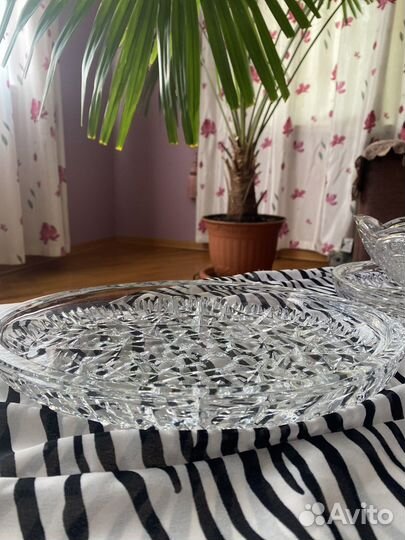 Хрустальная менажница