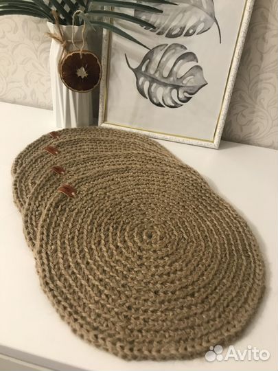 Салфетка сервировочная из джута