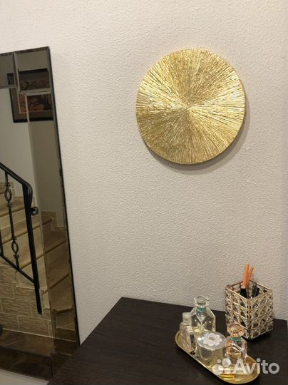 Интерьерная картина-панно Золотое Солнце