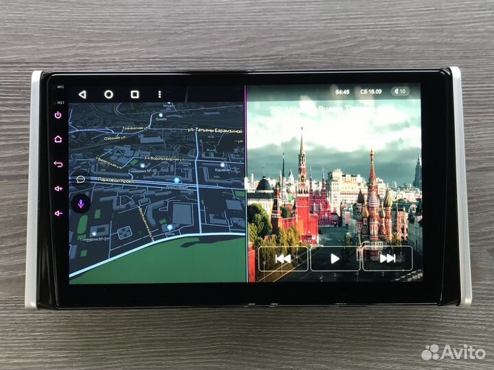 Магнитола Toyota RAV4 с круговым обзором 360