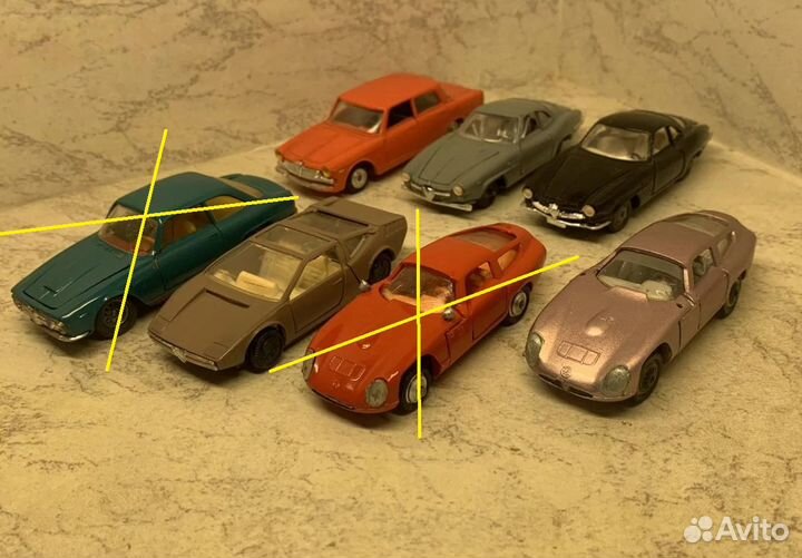 Alfa Romeo, Ford consul, ремейки из СССР 1:43