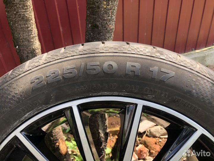 Литые диски с резиной 17r