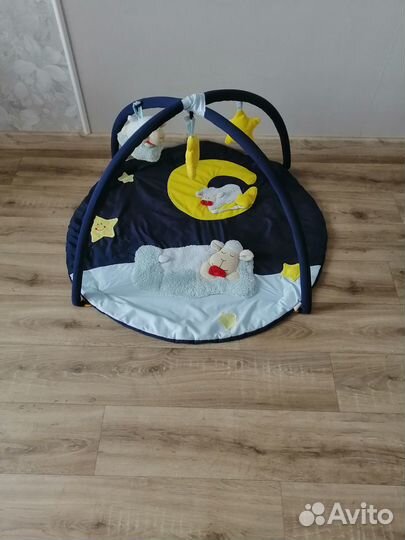 Развивающий коврик + подвесная игрушка