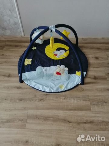 Развивающий коврик + подвесная игрушка