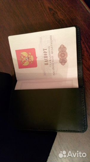Обложка на паспорт из натуральной кожи
