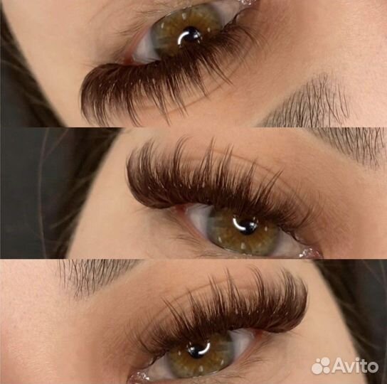 Наращивание ресниц, брови