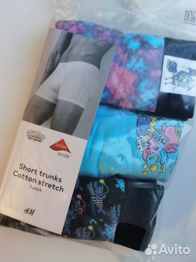 Новые мужские трусы h&m Германия в карусели