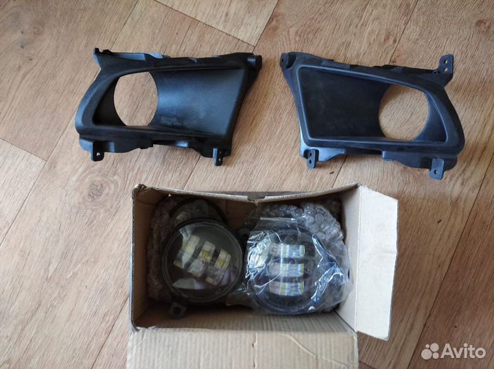 Противотуманные фары на priora