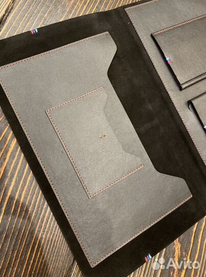 Кожаная папка для документов BMW M