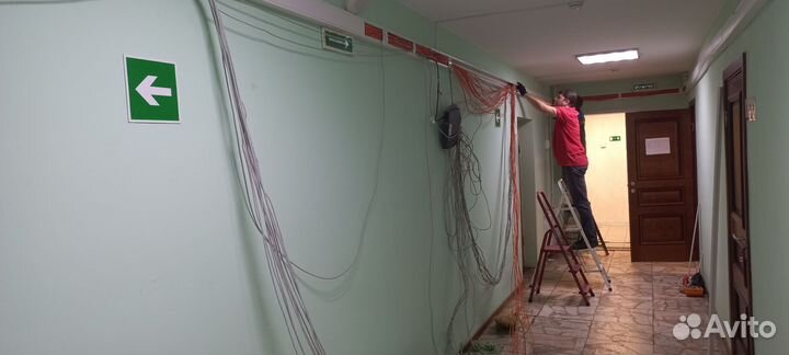 Монтаж скс и систем видеонаблюдения