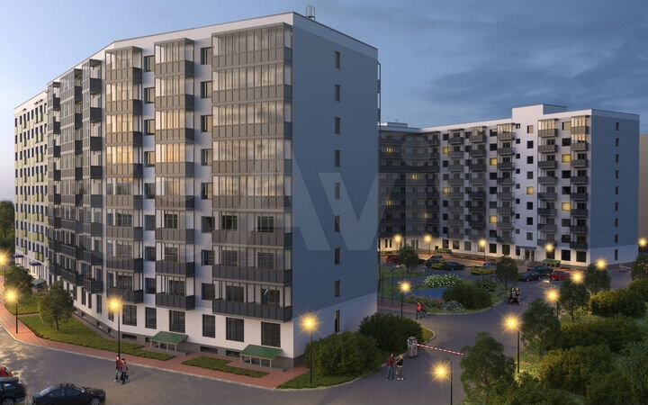 1-к. квартира, 44,5 м², 11/11 эт.