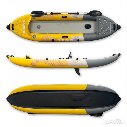 Надувной одноместный каяк байдарка tourus Kayak-1