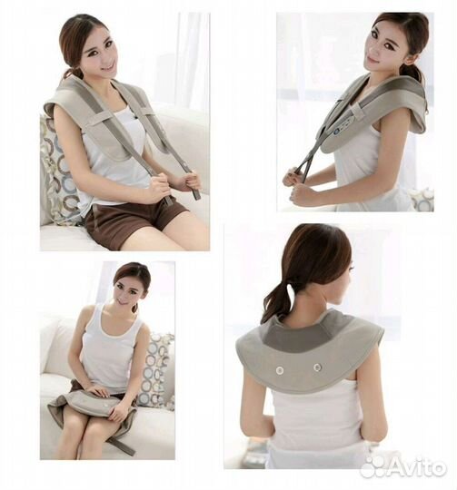 Массажёр для шеи, для спины. Универсальный