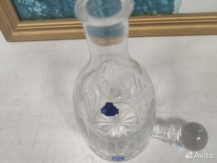 Хрустальный графин штоф