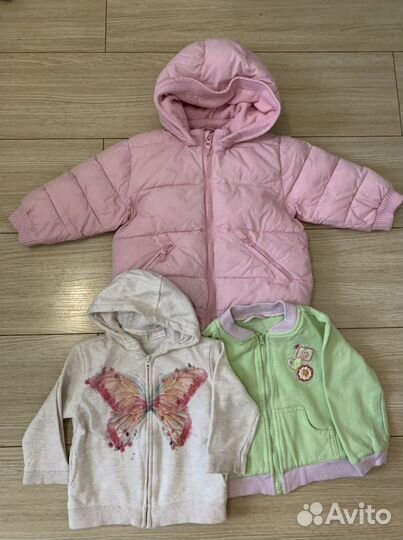 Пакет одежды на девочку от 1-2 лет