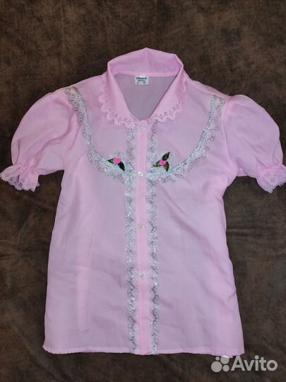 Блузка на девочку 7-8 лет