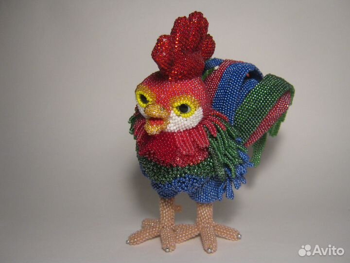 Петушок из бисера