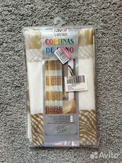 Шторка для ванной новая 180x180