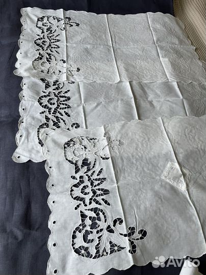 Подзоры, занавески винтажные старинные ришелье