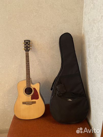 Электроакустическая гитара ibanez AW40ECE NT