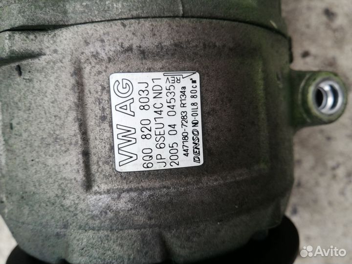 Компрессор Кондиционера Шкода Фабия 6Q0820803J