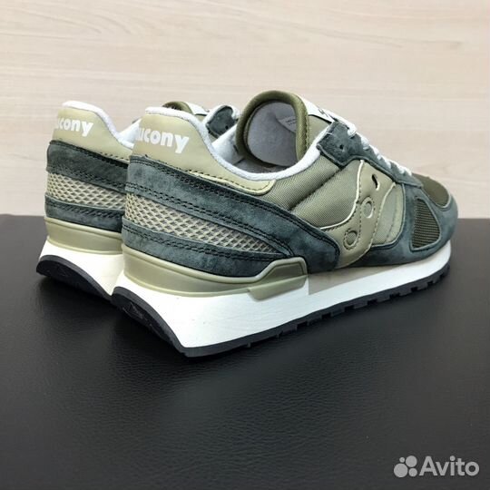 Кроссовки Saucony Shadow зеленые мужские