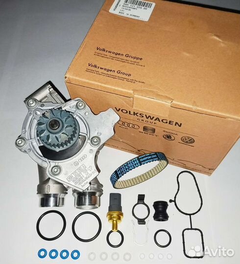 Насос помпа алюминиевая в сборе VAG1.8,2.0tsi,tfsi