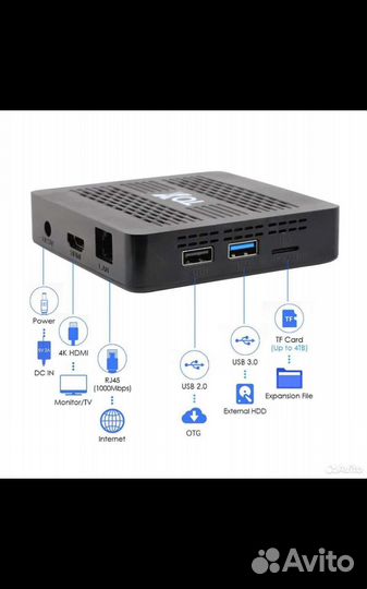 Приставка TOX1 4/32Gb(WiFi+5G) Tanix Tx9S/Lan1000M