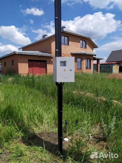 Подключение коттеджей частных домов к электросетям