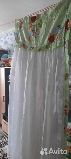 Бортики и балдахин в кроватку