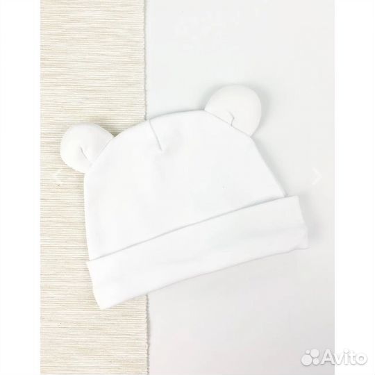 Шапка для новорожденного весна